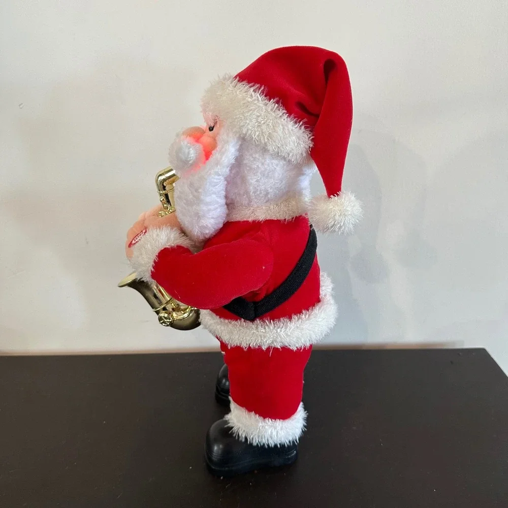 VTG RARE Animated Saxophone Santa Plays Have Yourself a Merry Little Christmas